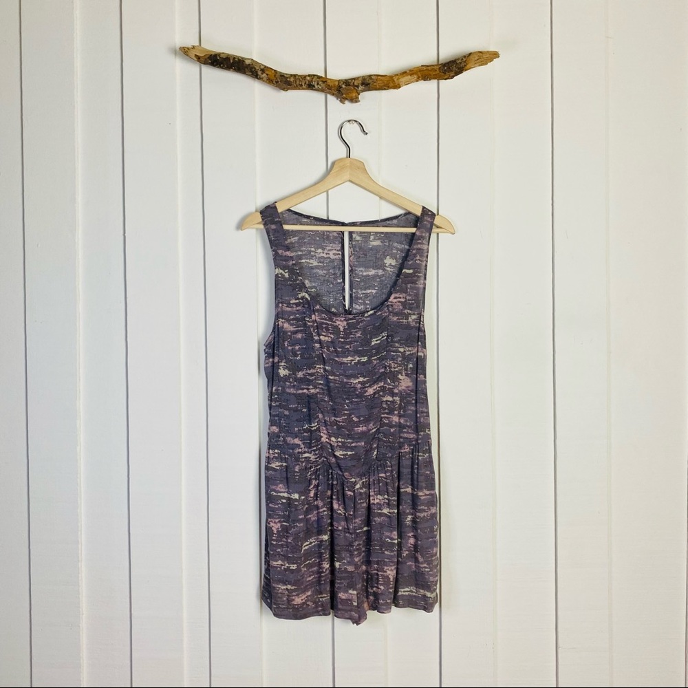 Something Else Abstract Rayon Playsuit/Romper US6